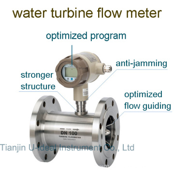 Diesel- oder Wasserdurchflussmessung Turbinen Durchflussmesser